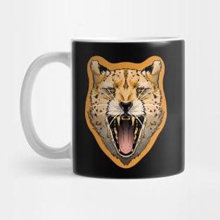 illustrated CHEETAH PRIDE series (WITH TRIM) Mug